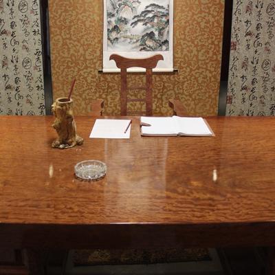 家有名木 实木立方米简约现代 bgz-001办公桌