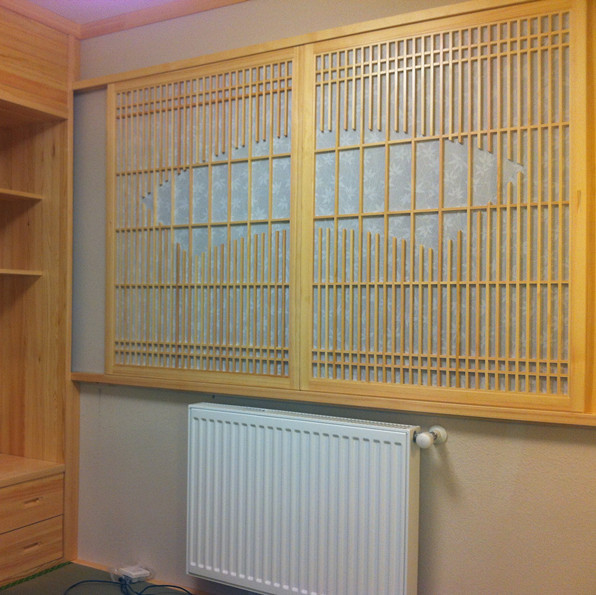 和风住建 格子门 日本障子纸802枫叶榻榻米