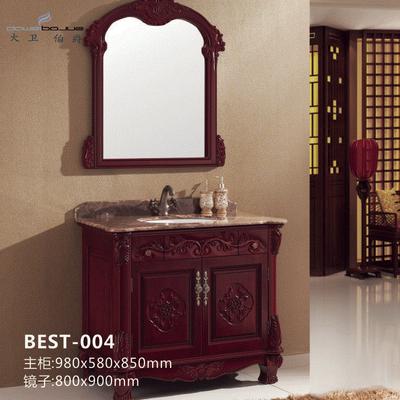 大卫伯爵 橡木大理石台面E0级欧式 BEST-004浴室柜