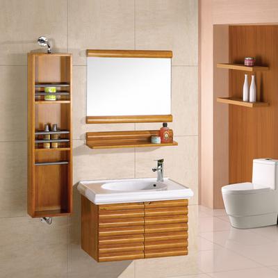 卡士伦 橡木一体陶瓷盆E1级现代中式 901浴室柜