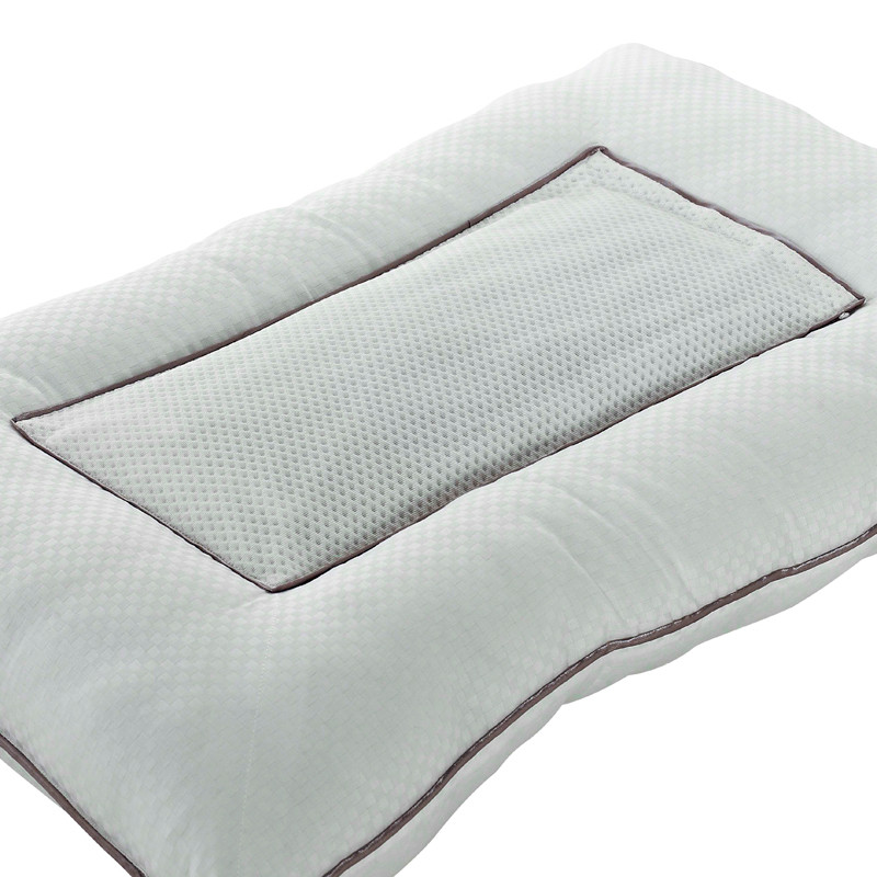 雅兰 白色决明子花草长方形 枕头护颈枕