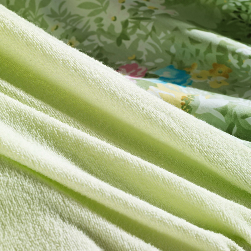 丰同裕 绿野仙踪毛巾毯夏季植物花卉美式乡村 毛毯