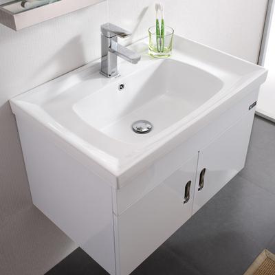 SAI MEI TE 赛美特 不锈钢一体陶瓷盆 T-070浴室柜