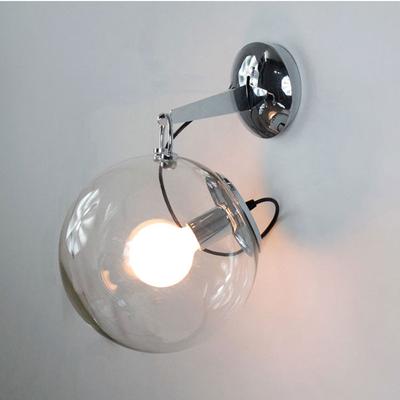 灯屋 玻璃铁简约现代白炽灯节能灯LED 壁灯