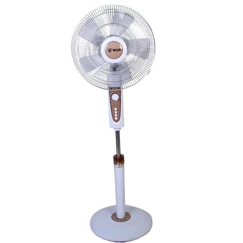 华生 茶色三档左右摇头正常风2小时落地扇 电风扇