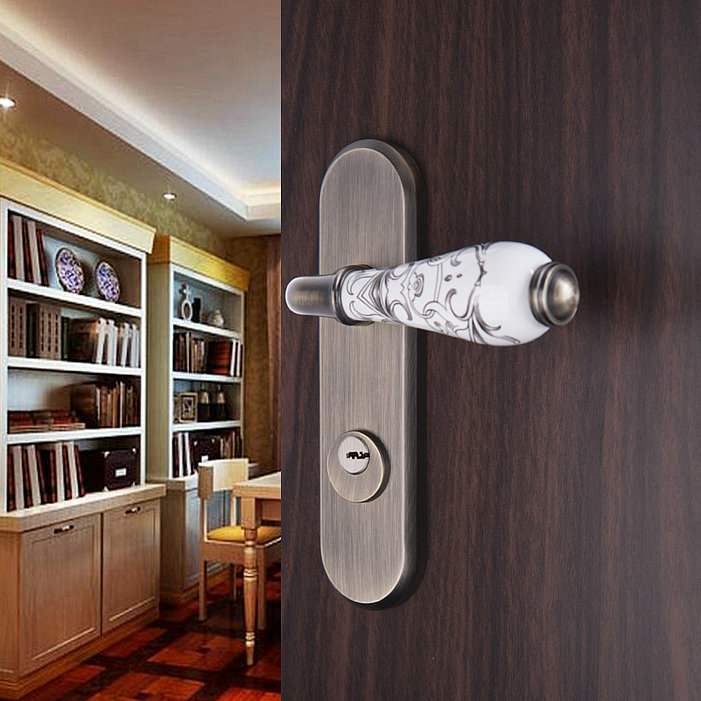 hong ying 左内左外右内右外青古铜锁室内门不锈钢斜舌 hy5713-a110ab