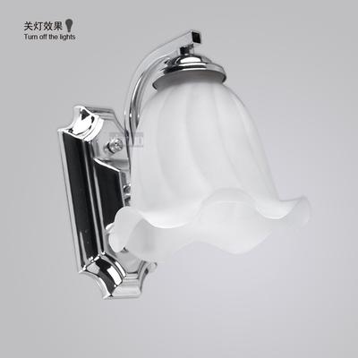 Xia Duo 玻璃铁欧式镀铬节能灯LED 壁灯