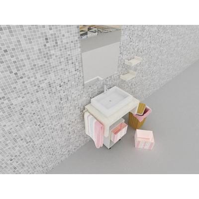 AC.MORE 人造石台面简约现代 YS1001浴室柜