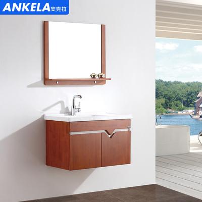 安克拉 橡木一体陶瓷盆E0级简约现代 AKL098A浴室柜