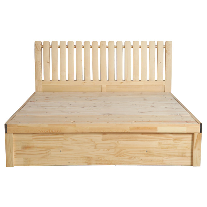 六木坊 松木箱框结构田园 床
