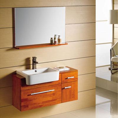 高臣 橡胶木木质台面E1级现代中式 浴室柜