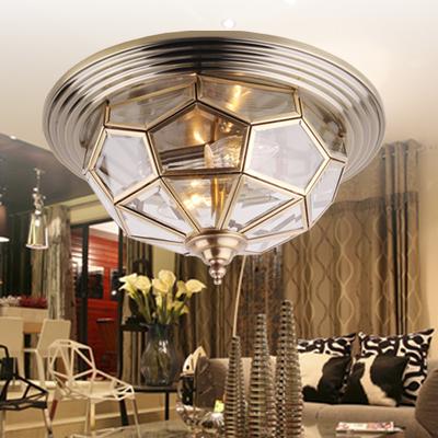 欧玛豪迪 玻璃铜欧式热弯白炽灯节能灯LED 吸顶灯