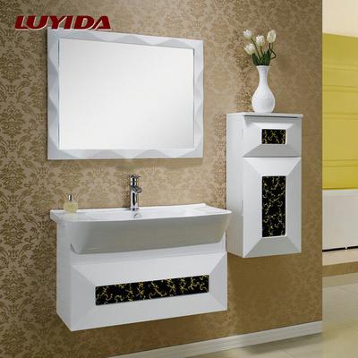 路易达 橡木一体陶瓷盆 LYD1480浴室柜
