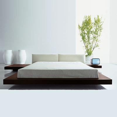 vima 木皮饰面拼板组装式架子CBZB023床简约现代 床