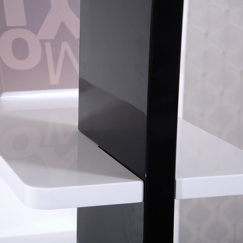 圣卡纳 白色镜面密度板/纤维板框架结构拆装艺术简约现代 mt01玄关