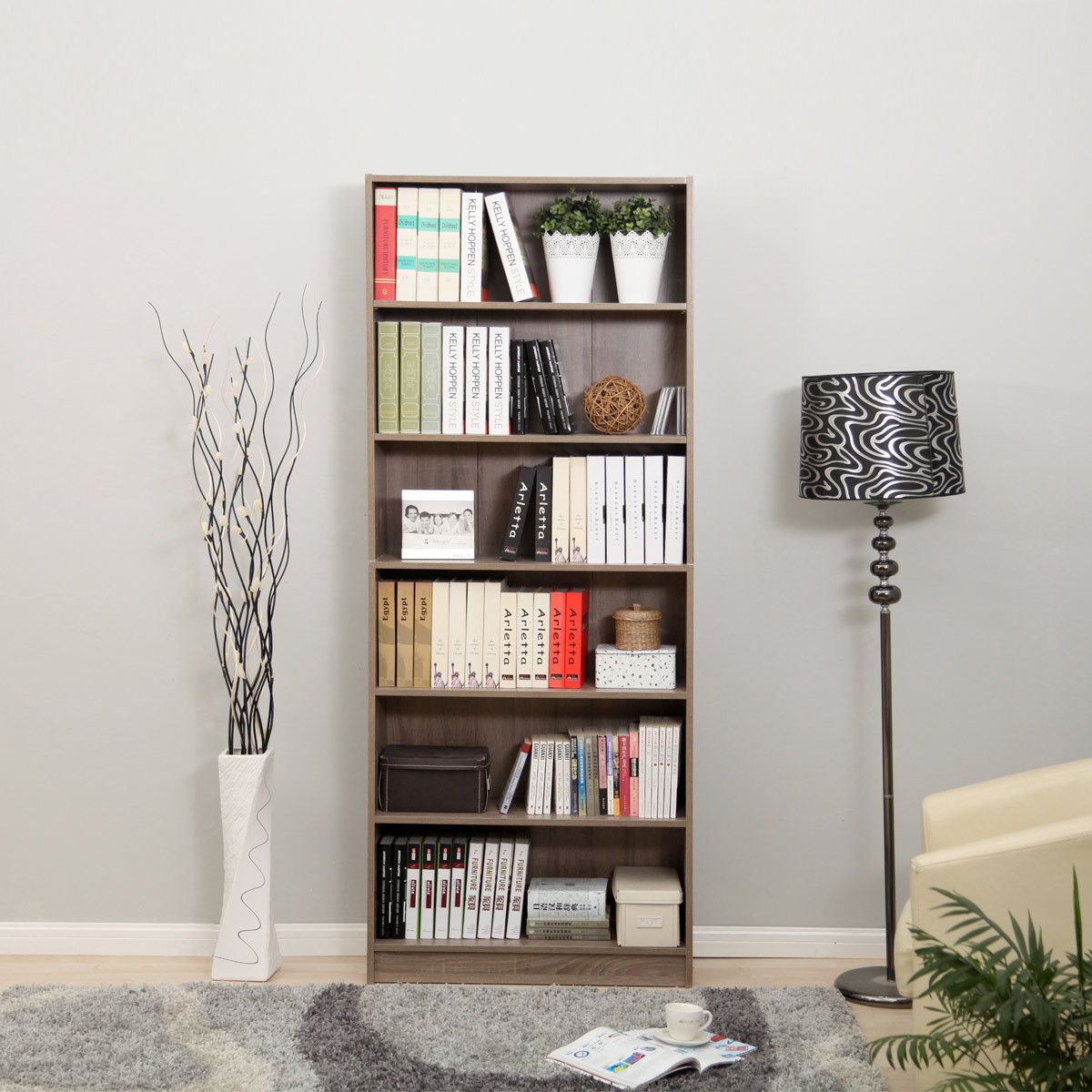 美达斯 人造板刨花板/三聚氰胺板框架结构成人简约现代 书柜