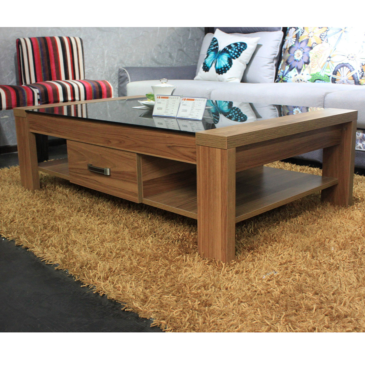 佳木西 人造板密度板/纤维板简约现代 茶几