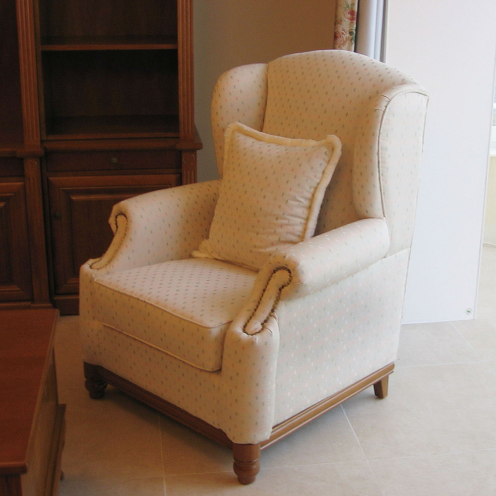 馨艺福瑞 高背椅布成人新古典 沙发椅