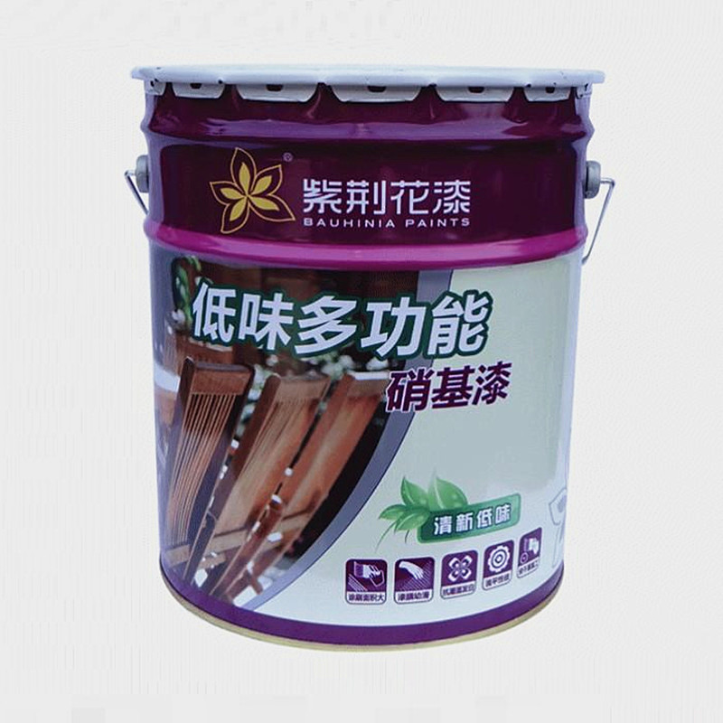 紫荆花 硝基漆白色面漆半哑光防腐木器漆 涂料