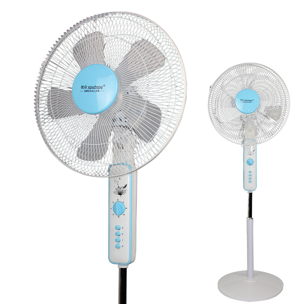 优众 天蓝色优众摇头交流电机械式 电风扇