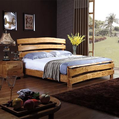 梵星豪斯 标准床储物床柏木组装式架子床田园无 床