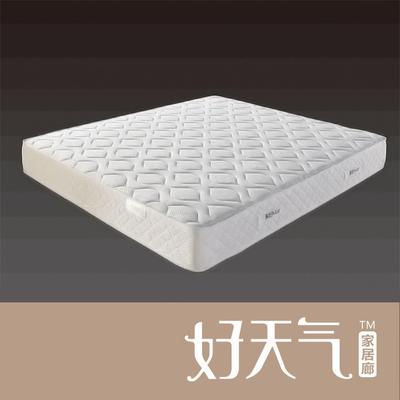 好天气白色整网弹簧成人床垫