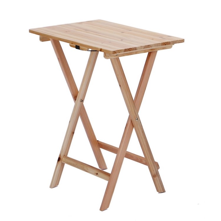 果奇 支架结构松木折叠田园 折叠桌