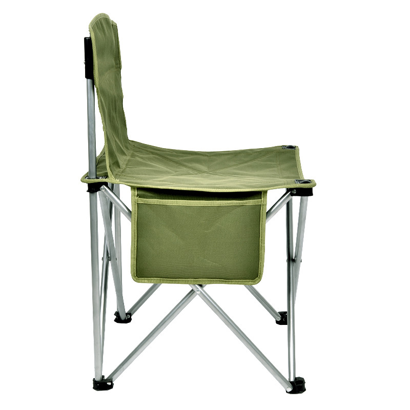 荣浩 军绿色金属成人简约现代 折叠椅