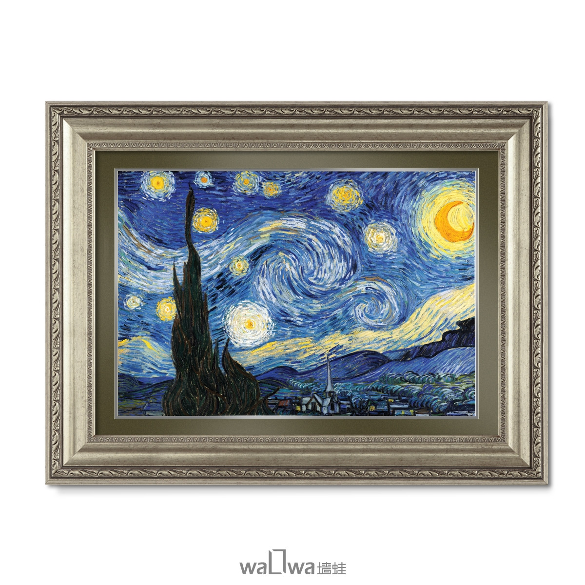 墙蛙 平面有框单幅画抽象图案喷绘 装饰画