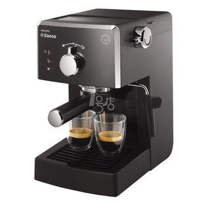 飞利浦 黑色不锈钢15Bar咖啡杯座50HZ意大利式泵压式 咖啡机