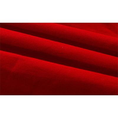 帛逸 大红色贴布绣荷叶边人物床单式韩式风 床品件套四件套