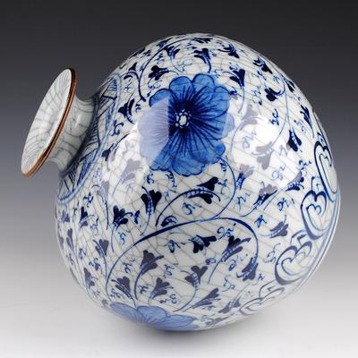 鸿轩 陶瓷台面HX-0312G花瓶明清古典 花瓶