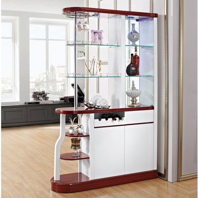 一路旺亮光胡桃色样式如图人造板密度板纤维板框架结构简约现代1309