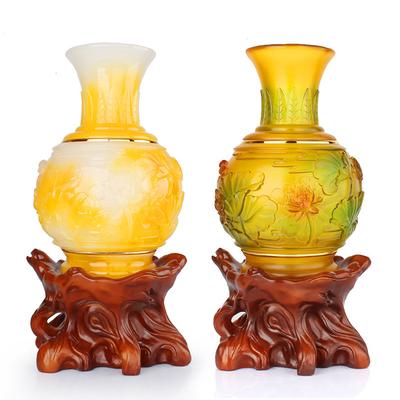 礼之源 树脂台面花瓶大号现代中式 花瓶