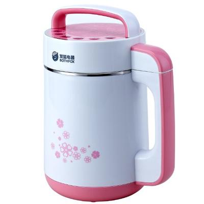 双狐 白色+粉红色不锈钢1L-1.5L 豆浆机
