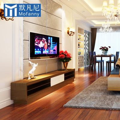 默凡尼 单个电视柜人造板免漆密度板/纤维板木框架结构多功能成人现代中式 电视柜