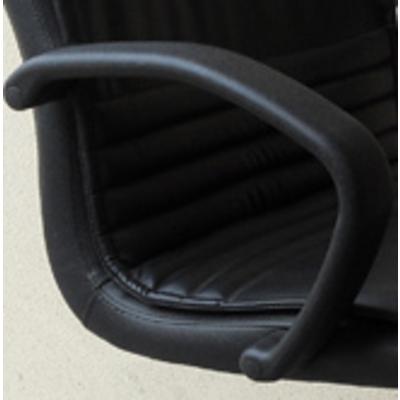 胜迪家具 黑色固定扶手钢制脚皮艺 SD-YZ180电脑椅