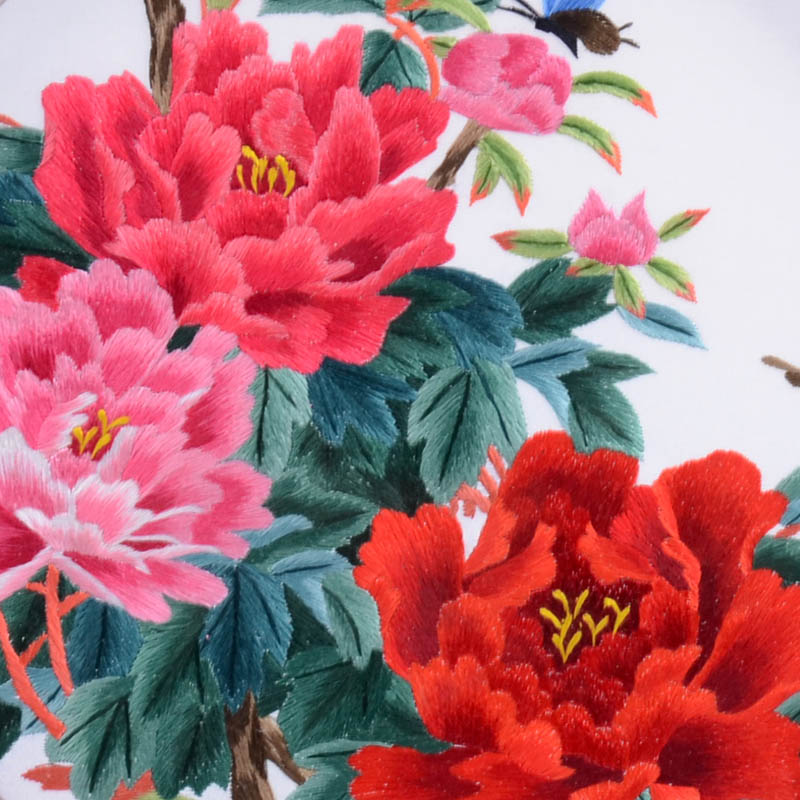 紫御 错针绣艺术品装饰东南亚 刺绣