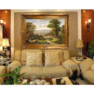 恒艺轩 欧式古典立体油画有框单幅风景手绘 油画