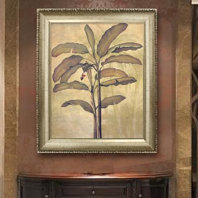 九间房 有框进口高分子环保外框植物花卉印刷 玛格丽特-玄关画油画