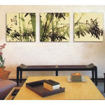 手绘三联花卉70油画平面无框组合植物花卉 油画
