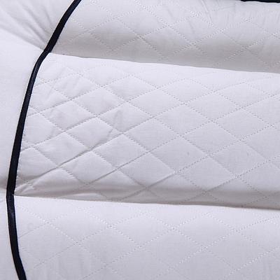 心座 贡缎棉布纤维枕长方形 枕头
