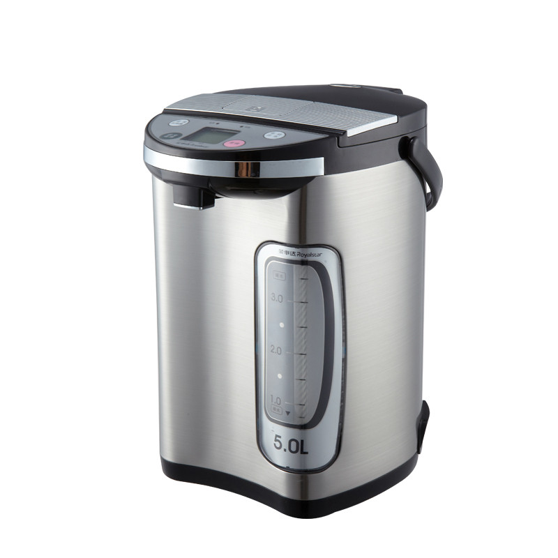 荣事达 不锈钢色电热开水瓶2l底盘加热 电水壶