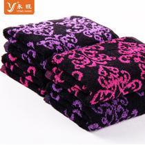 粉红色深紫色纯棉20s-25s方巾百搭型 方巾
