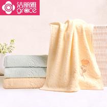 纯棉6062-1A毛巾三条装面巾百搭型 面巾