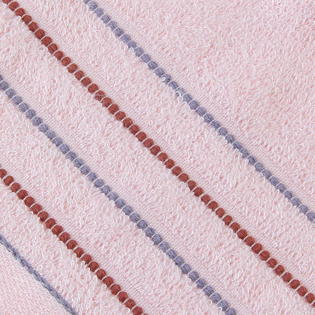 图强 粉色白色蓝色竹纤维5s-10s童巾百搭型 毛巾
