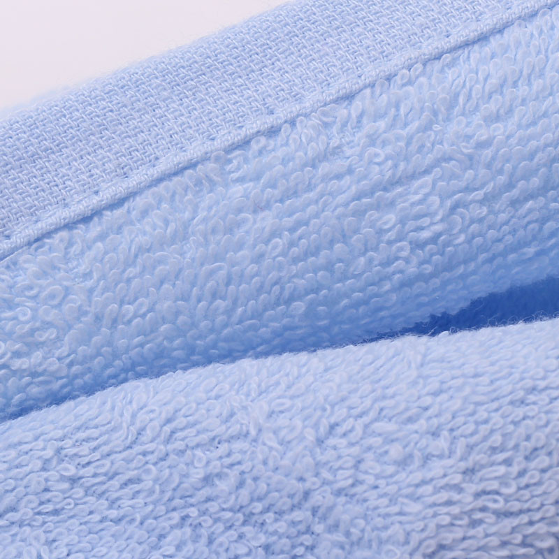 孚日洁玉 米色蓝色纯棉 DB-003B-1-1浴巾