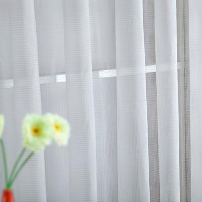 欧百 HD02201纱透光涤纶纯色简约现代 窗帘