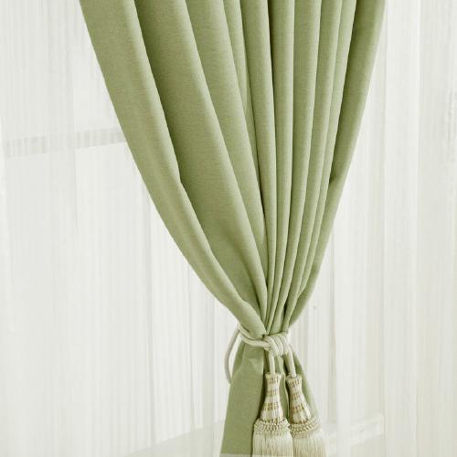 欧百布装饰半遮光涤纶纯色简约现代obcl0918002窗帘