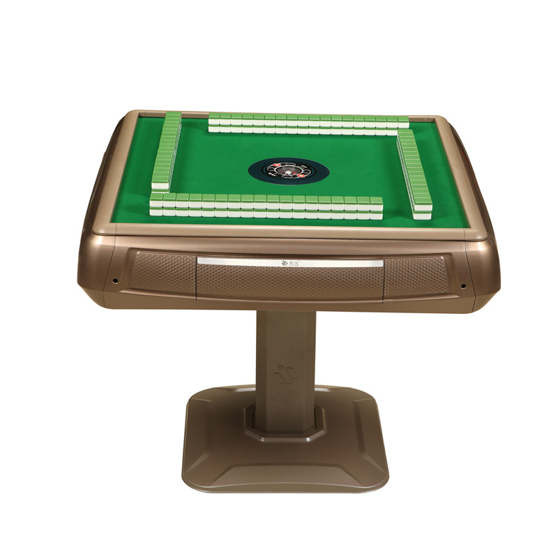 雀友 组装电动现代中式 c200系列深灰麻将桌